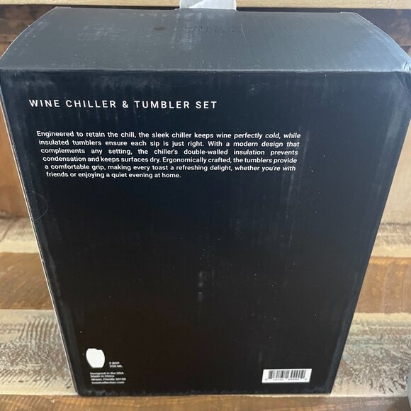 Wine Chiller and Tumbler Set, NWT - Picture 9 of 9
